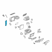 OEM Saturn Vue Seal-A/C Evaporator Case Diagram - 10391218