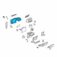 OEM Saturn Vue Blower Asm Diagram - 15806651