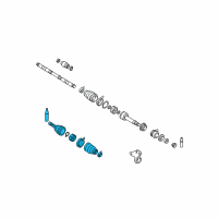 OEM Nissan Repair Kit-Dust Boot, Outer Diagram - 39241-7Y025