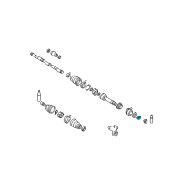 OEM Nissan Murano Bearing-Support Diagram - 39774-8J100