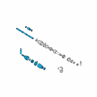 OEM 2002 Nissan Altima Joint Assy-Outer Diagram - 39211-8J100