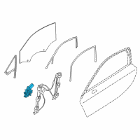 OEM 2016 BMW i8 Power Window Motor Front Left Diagram - 67-62-7-406-635