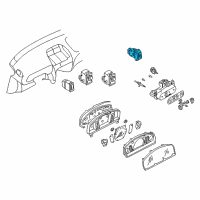 OEM 2005 Nissan Sentra Switch Assy-Hazard Diagram - 25290-4Z400