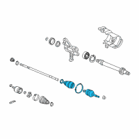 OEM 2006 Acura RL Joint Set, Outboard Diagram - 44014-SJK-010