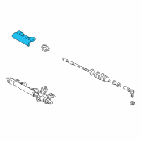 OEM Saturn LW1 Shield, Steering Gear Heat Diagram - 90575599