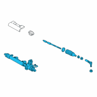 OEM 2003 Saturn LW300 Gear Kit, Steering (Remanufacture) Diagram - 19330460