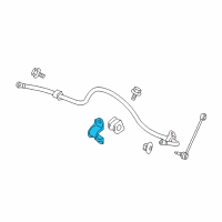 OEM Jeep Commander RETAINER-STABILIZER Bar BUSHING Diagram - 52090271AB