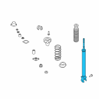 OEM 2004 Infiniti M45 ABSORBER Kit-Shock, Rear Diagram - K6210-CR90D