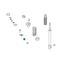 OEM 2007 Infiniti G35 Bush-Rear Shock Absorber Diagram - 56218-AG000