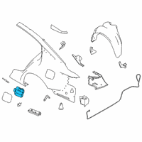 OEM 2021 Nissan Altima Base Filler Lid Diagram - 78120-6CA0A