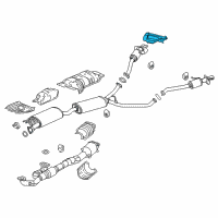 OEM Acura Finisher, Exhaust Driver Side Diagram - 18320-TZ5-A01