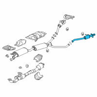 OEM Acura Tail Complete, Exhaust L) Diagram - 18340-TYR-A01