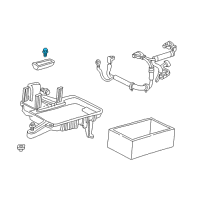 OEM Jeep Grand Cherokee Screw Diagram - 6506554AA