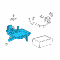 OEM 2001 Jeep Grand Cherokee Support-Battery Diagram - 55135690AD