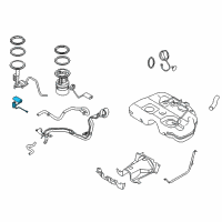 OEM 2009 Nissan Murano Fuel Tank Sending Unit Diagram - 25060-CA01C