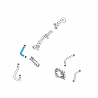 OEM Hyundai Santa Fe XL Hose Assembly-Radiator, Upper Diagram - 25414-2W800