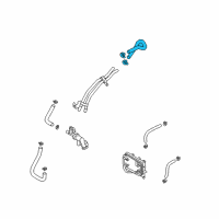 OEM Hyundai Santa Fe Hose Assembly-A.T.F Outlet Diagram - 97324-B8300