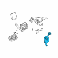 OEM Chevrolet HHR Intermediate Steering Shaft Kit Diagram - 25943354