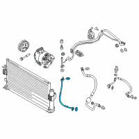 OEM 2015 Ford Focus Tube Assembly Diagram - F1FZ-19835-D