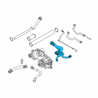 OEM BMW Upper Radiator Coolant Hose Diagram - 17-12-7-534-918