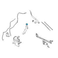 OEM Kia Cap-Windshield Washer Rs Diagram - 986232K000