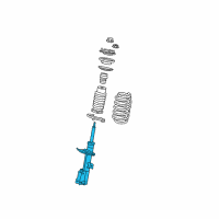 OEM 2011 Chrysler 200 STRUT-Front Suspension Diagram - 68026141AD