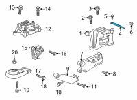 OEM Buick Encore GX Support Brace Diagram - 42481285