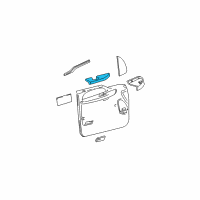 OEM 2004 Ford F-350 Super Duty Armrest Diagram - 2C3Z-2524141-AAA