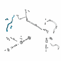 OEM 2001 Nissan Maxima Hose & Tube Assy-Power Steering Diagram - 49721-2Y900