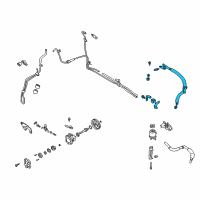 OEM Infiniti I35 Power Steering Pressure Hose Assembly Diagram - 49720-5Y700