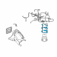 OEM 2004 Chrysler Concorde Ignition Coil Diagram - 4609095AJ