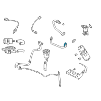 OEM 1996 Chrysler New Yorker Egr Tube Flange Gasket Diagram - 4612184