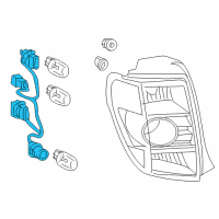 OEM 2012 Scion xD Socket & Wire Diagram - 81555-52670