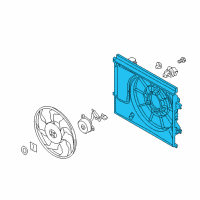 OEM Kia SHROUD-Radiator Diagram - 253502K600