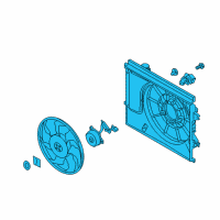 OEM 2012 Kia Soul Blower Assembly-Radiator Diagram - 253802K600