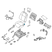 OEM 2016 Nissan Murano Pad Assy-Cushion, Front Seat Diagram - 87311-5AB6A