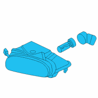 OEM Hyundai Entourage Front Driver Side Fog Light Assembly Diagram - 92201-4J000