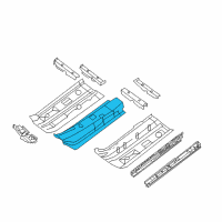 OEM Nissan Floor-Front, Center Diagram - G4310-3SGMA
