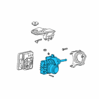 OEM 2022 Cadillac XT6 Master Cylinder Assembly Diagram - 85124317