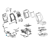 OEM Buick LaCrosse Seat Switch Knob Diagram - 9063392