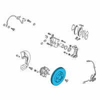 OEM Hyundai Kona Disc-Front Wheel Brake Diagram - 51712-C1000