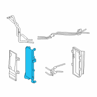 OEM 2009 Toyota Tundra Transmission Cooler Diagram - 32910-0C010