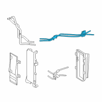 OEM 2009 Toyota Sequoia Oil Cooler Tube Diagram - 32907-0C010