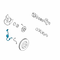 OEM Kia Optima Sensor Assembly-Front Abs Diagram - 598102T500