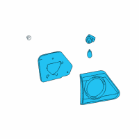 OEM 2013 Toyota Corolla Back Up Lamp Assembly Diagram - 81590-02290