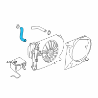 OEM 2009 Jeep Grand Cherokee Hose-Radiator Outlet Diagram - 55116869AD