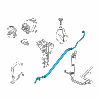 OEM 2005 Cadillac Escalade ESV Pressure Hose Diagram - 15295842