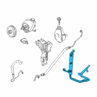 OEM 2007 GMC Sierra 1500 HD Classic Cooler, P/S Fluid Diagram - 15295843