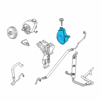 OEM 2006 Cadillac Escalade EXT Reservoir Kit, P/S Fluid Diagram - 26101115