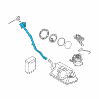 OEM 2016 BMW i3 Filler Pipe Diagram - 16-11-7-369-200